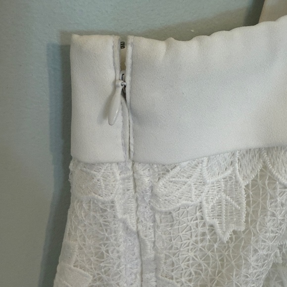 Banana Republic Top Lace Blouse White Lace  Medium   Limited Edition - Picture 8 of 10